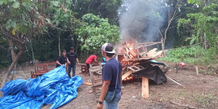 Polres Mimika Bongkar Sabung Ayam dan Judi Dadu di Lokalisasi Kilo 10 Kampung Kadun Jaya