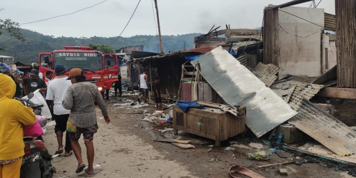 Kerugian Rp 12 Miliar, Sebanyak 173 Kios dan Lapak Jualan Hangus Terbakar di Pasar Youtefa