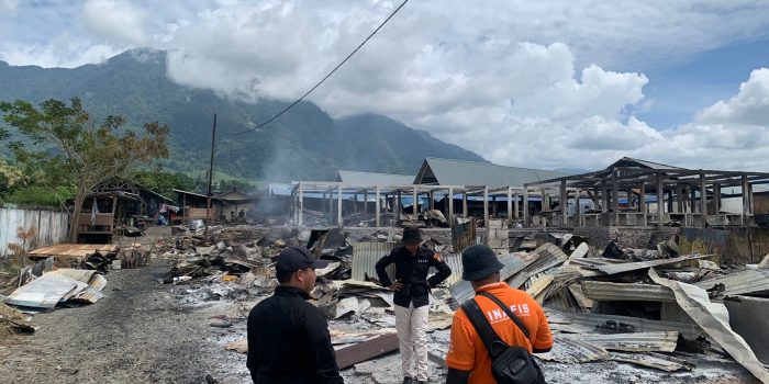 Negatif Asron, Hasil LabforPolda Papua Simpulkan Kebakaran Ratusan Kios di Pasar Baru Phara Sentani Disebabkan….