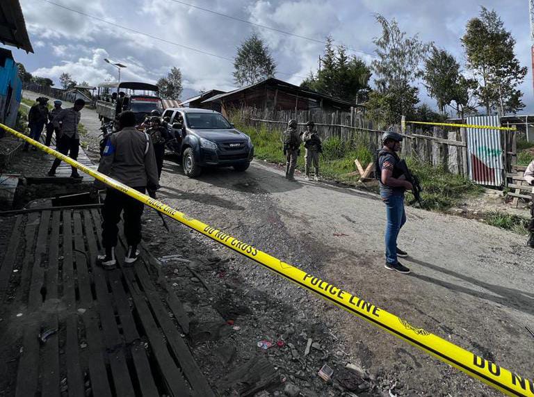 Lokasi kejadian penembakan