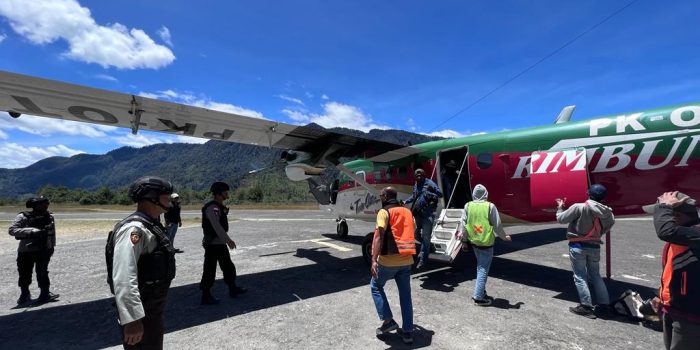 Bandara Bilorai Intan Jaya Kembali Dibuka, Dijaga Ketat Aparat TNI-Polri