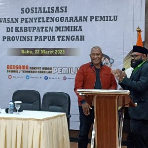 Sosialisasi Pengawasan Pemilu, Komarudin Watubun: Kualitas Pemilu Ditentukan Kecerdasan Rakyat
