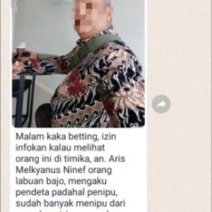“Pendeta Palsu” Tipu Warga di Manokwari dan Jayapura, Kini Dikabarkan Hendak Beraksi di Timika