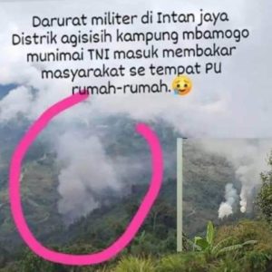 KST Bakar Honai Warga Intan Jaya, Pasukan Tengkorak Tiba di TKP, Ditemukan Senapan Angin, Bendera BK dan Teropong