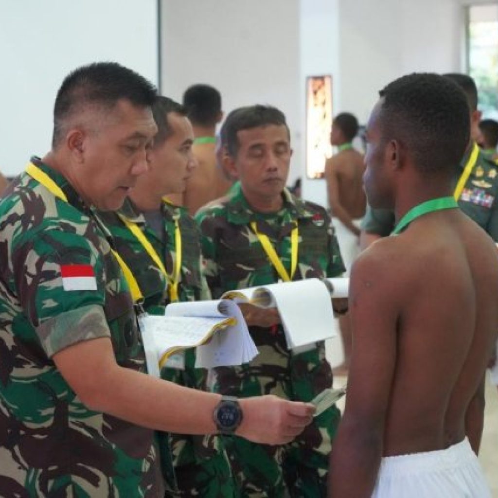 170 Orang Calon Tamtama TNI AD Reguler dan Keagamaan Dinyatakan Lulus di Kodam XVII/Cenderawasih