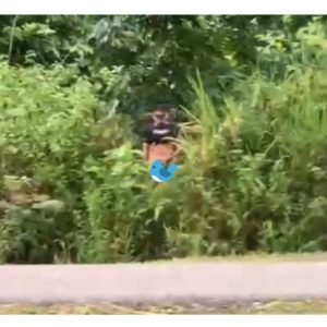 Aksi “Kocok Batang” di Bandara Lama Timika Terekam Kamera, Pamer “Burung” Saat Lalu Lintas Ramai
