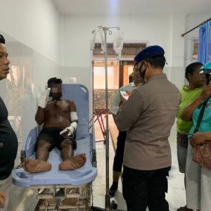 Aniaya Dua Warga Dengan Sajam, Warga Doyo Baru Diringkus Polisi