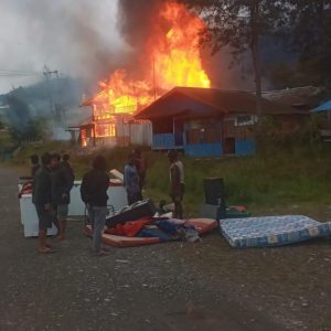 Kapolda Papua : Empat Rumah Warga di Kago Puncak Dibakar Anggota KKB
