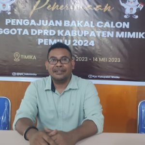 Seorang Kepala Dinas di Mimika Maju Calon Legislatif, Begini Tanggapan Ketua KPU