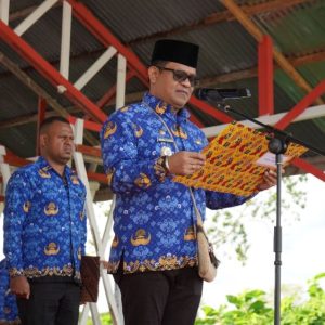 Pimpin Upacara Peringatan Hari Lahir Pancasila, Pj. Bupati Mappi Minta Seluruh Stokeholder Tanamkan Nilai-nilai Pancasila