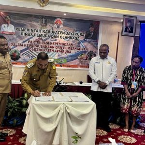 Dispora Kabupaten Jayapura Tingkatkan Partisipasi Pemuda Dalam Kewirausahaan pan Pembangunan