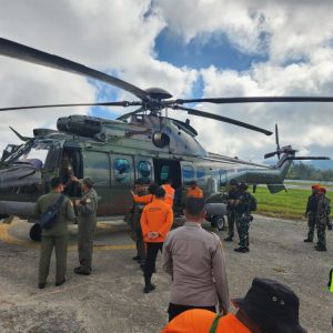 Seluruh Korban Jatuhnya Pesawat Sam Air Dievakuasi ke RS Bhayangkara Jayapura
