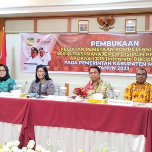 Tingkatkan Pengawasan Disiplin ASN dan PPPK, BKSDM Kabupaten Mimika Sosialisasikan Aplikasi I’DIS