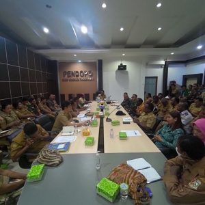 Pimpin Rapat Penanganan Masalah Kesejahteraan Sosial, Pj. Bupati Mappi Seriusi Masalah “Ngelem” dan Anak Putus Sekolah
