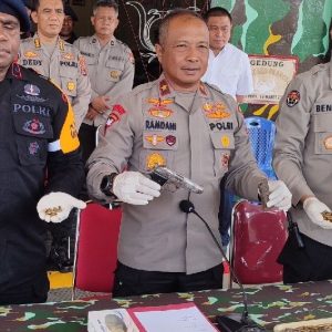 Brimob Polda Papua Amankan Satu Pucuk Senpi Beserta 171 Peluru
