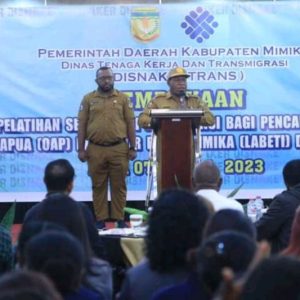 Pj Sekda Mimika : Timika Jadi Kota Tujuan Para Pencari Kerja
