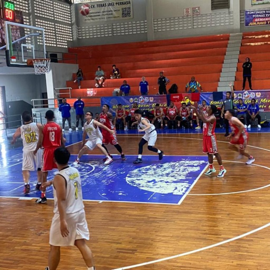 Basket Korpri Papua Kalahkan Basket Kalteng Dengan Skor 51-23