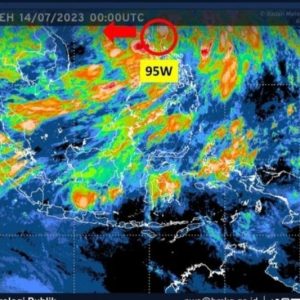 BMKG: Bibit Siklon 95W Berpotensi Pengaruhi Cuaca di Wilayah Indonesia