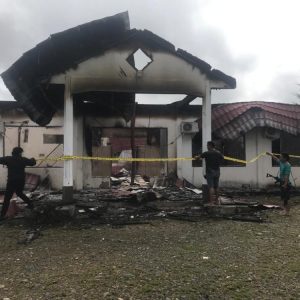 Kantor KPU Kabupaten Yahukimo Terbakar!