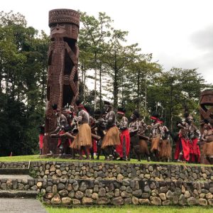 Setelah 28 Tahun, Patung Kamoro di Kuala Kencana Dipugar, Claus : Bentuk Komitmen PTFI Dukung Pengembangan Budaya Amor