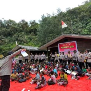 Polwan Polres Mimika Gelar Kegiatan Pi Ajar