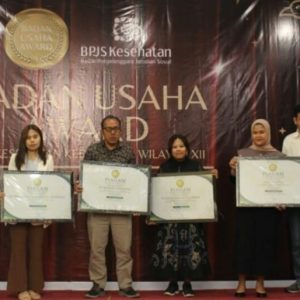 PT Freeport Indonesia Raih Penghargaan Badan Usaha Award dari BPJS Kesehatan