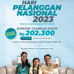 Spesial Hari Pelanggan Nasional, PLN Beri Diskon Tambah Daya Hanya Rp202.300