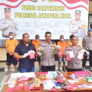 Polisi Ungkap Tiga Kasus Narkoba Sabu-sabu di Kota Jayapura