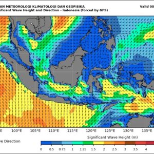 BMKG: Waspada Gelombang Tinggi di Sejumlah Perairan Indonesia