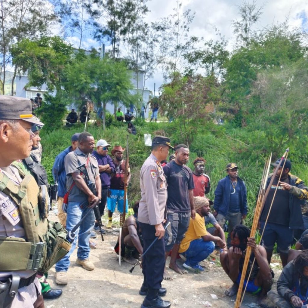 Masyarakat Distrik Nunggawi dan Woniki di Kabupaten Tolikara Terlibat Kericuhan, Ini Tindakan Polisi