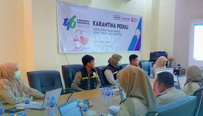 Tingkatkan Mutu, Karantina Timika Gelar Audit Internal SMM ISO/IEC 17025:2017