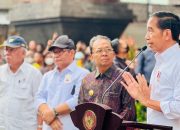 Presiden Jokowi Meresmikan Pasar Seni Sukowati di Gianyar Bali Foto (Sekretariat Presiden)