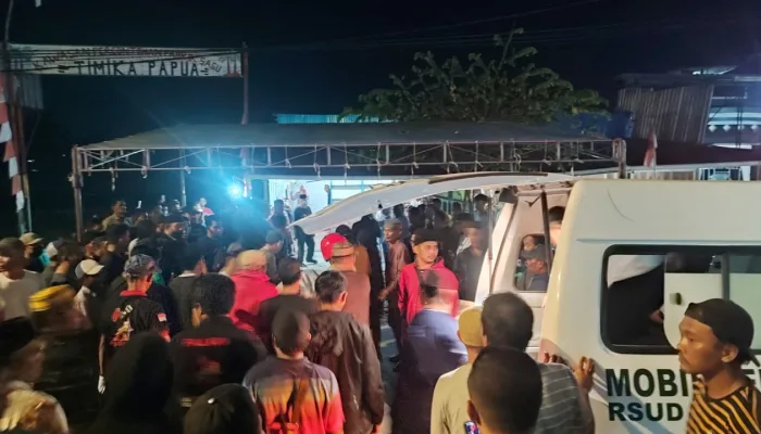 Keluarga Almarhum Muhammad Idris Sempat Palang Jalan Hasanuddin Timika, Polisi Masih Selidiki Motif Kematian Korban
