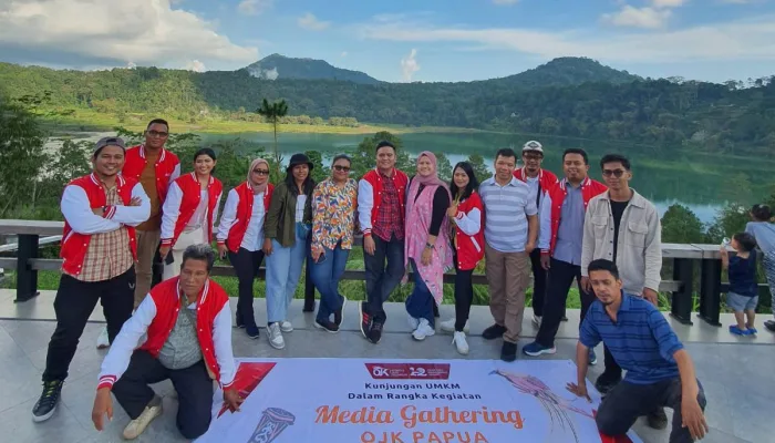 OJK Papua dan Wartawan Jayapura Lihat Cara Pengembangan UMKM dan Tempat Wisata di Manado