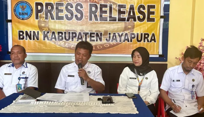 BNN Kabupaten Jayapura Temukan Tanam Ganja di Lapas Narkotika Jayapura