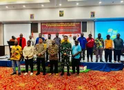 Pemkab Pegunungan Bintang Bersama KPU, Aparat Keamanan dan Partai Poltik Gelar Deklarasi Pemilu Damai