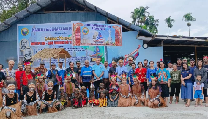 Buat Perahu Injil dari Sisa Bahan Bangunan, Kiat GKI Pniel Timika Meriahkan HUT Pekabaran Injil ke-169