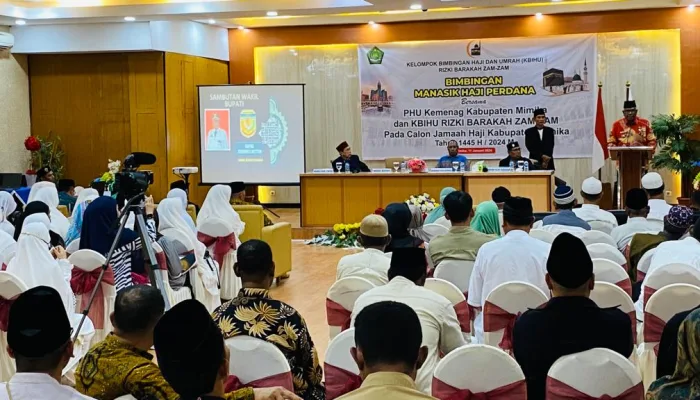 Wakil Bupati Mimika Buka Manasik Haji Perdana Untuk Jamaah Haji Tahun 2024, Berikut Harapannya