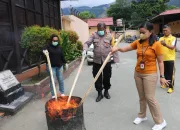 Polres Jayapura Musnahkan Ganja dan Sabu-Sabu Disaksikan 4 Tersangka