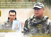 Pelaku Perampasan Senjata Api Anggota Pospol KP3 Polres Puncak Ditangkap