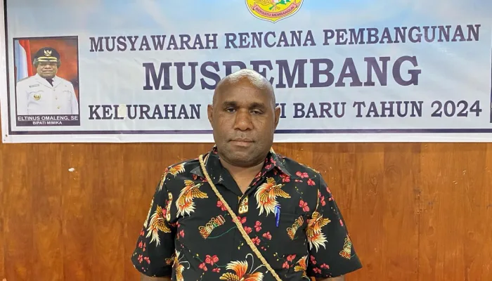 Lurah Kwamki Baru Minta OPD Libatkan Masyarakat Setempat Dalam Pembangunan