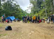 KKB Papua Sandera Dua Unit Eksavator dan Tiga Orang Operator di Lokasi Tambang Ilegal Kampung Wakia