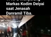Viral! Beredar Video OPM Serang Markas Kodim Deiyai saat Prosesi Penjemputan Jenasah Danramil Aradide