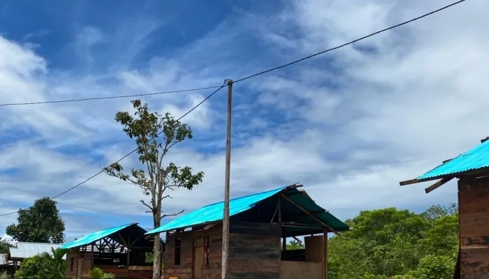 Dana Kampung Habis, Pembangunan 4 Unit Rumah Layak Huni di Kampung Wumuka Terbengkalai