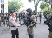 100 Personil Brimob Polda Jambi Perkuat Satgas Operasi Amole, Ical : Tindak Tegas OPM