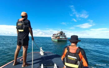 Hendak Buang Air Besar, Seorang ABK KM. Papua Jaya 02 Diduga Terjatuh dan Tenggelam di Perairan Timika