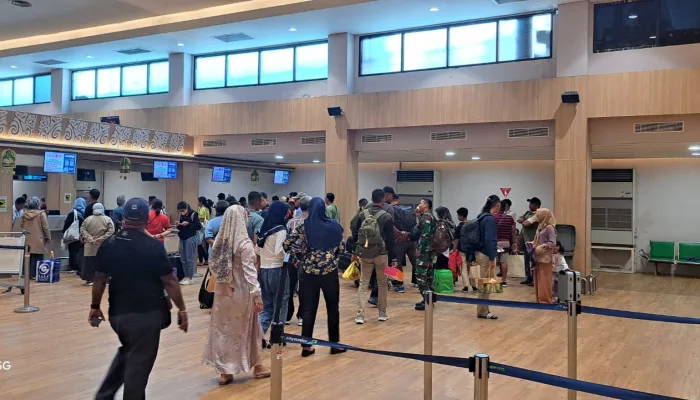 Dalam Lima Hari,19.371 Warga Masuk ke Papua Melalui Bandara Sentani