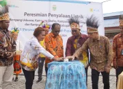 PLN Aliri Listriki Lima Kampung di Kabupaten Keerom, Papua