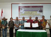 Teken MoU Dengan Trigana Air Services, Pemda Mappi Subsidi Tiket Pesawat Kepi – Merauke Khusus untuk OAP Mappi