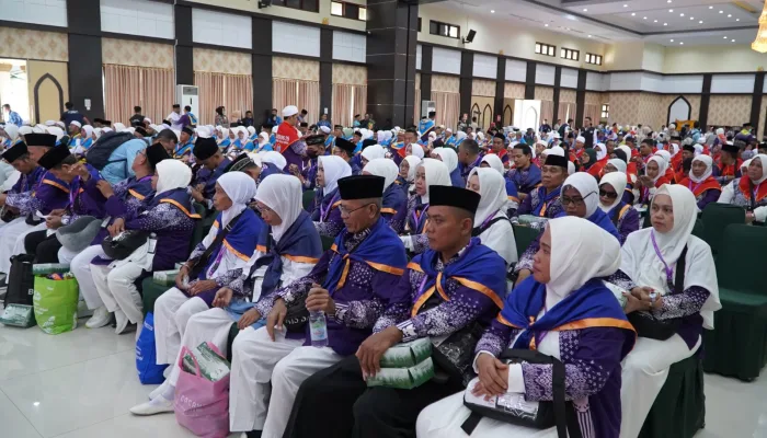 445 JCH Kloter 25 UPG Asal Papua Masuk Asrama Haji Makassar, Terbang Hari Ini ke Mekkah